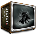 Old Busted TV 3 Icon 128x128 png